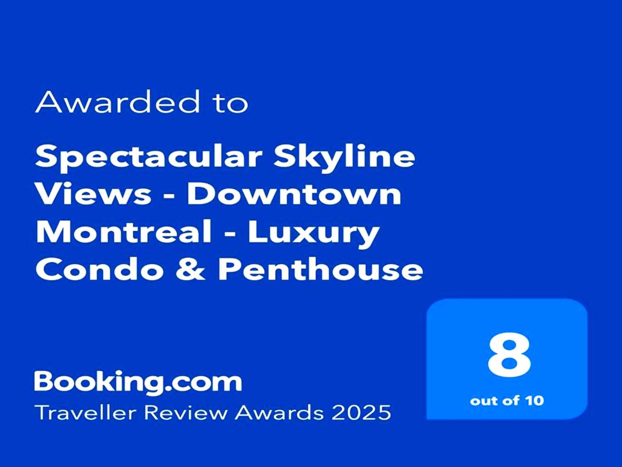 Spectacular Skyline Views - Downtown Montreal - Luxury Condo & Penthouse מראה חיצוני תמונה
