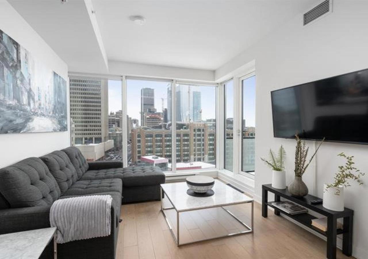 Spectacular Skyline Views - Downtown Montreal - Luxury Condo & Penthouse חדר תמונה
